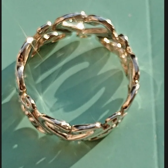 Tiffany & Co Paloma Venezia Goldoni Heart Ring - - Silver Sz8 - Picture 7 of 9